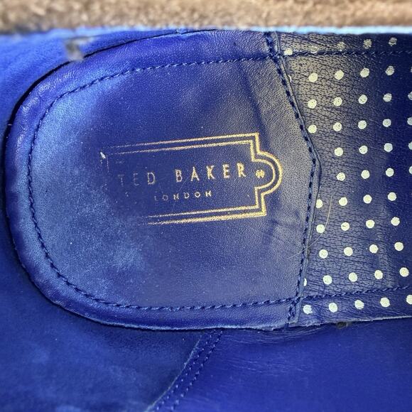 Ted Baker Prycce Brown Suede Derby Brogues Men’s Shoes Sz 10 main image 6